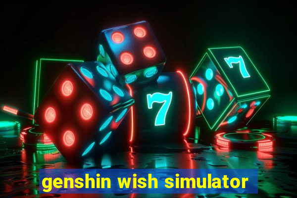 genshin wish simulator